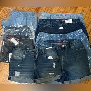 Big Girls Kids Denim Shorts size 16 brand Children’s place lucky brand